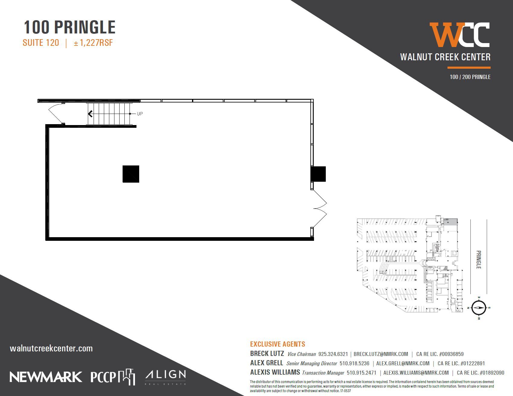 100 Pringle Ave, Walnut Creek, CA à louer Plan d’étage– Image 1 sur 1