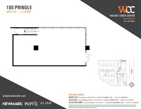 100 Pringle Ave, Walnut Creek, CA à louer Plan d’étage– Image 1 sur 1