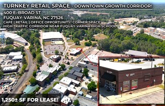 Plus de détails pour 400-412 E Broad St, Fuquay-Varina, NC - Local commercial à louer