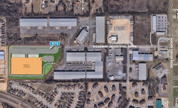 Ridgeway Industrial, Olive Branch, MS à louer - Aérien – Image 2 sur 2