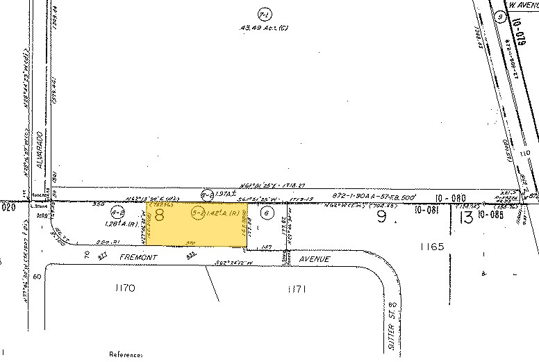835 Fremont Ave, San Leandro, CA à vendre - Plan cadastral – Image 3 sur 3