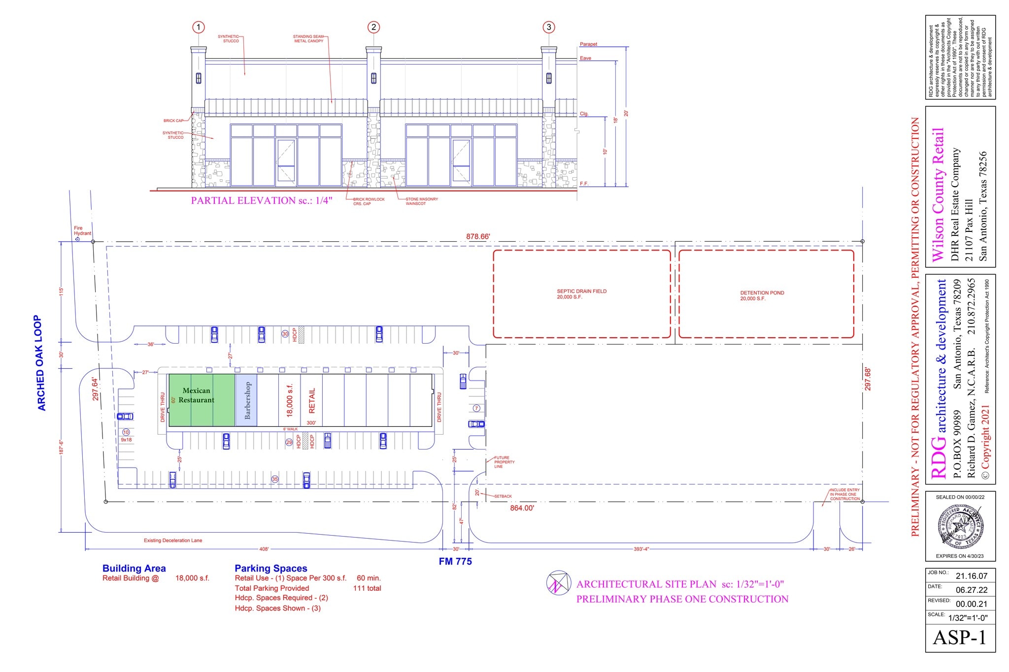 FM 775, Floresville, TX à louer Plan de site– Image 1 sur 1