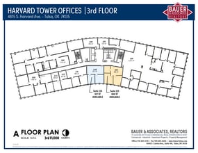 4815 S Harvard Ave, Tulsa, OK à louer Plan d’étage– Image 1 sur 1