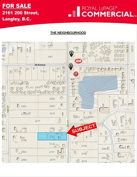 2161 200 St, Langley, BC à vendre - Plan de site – Image 3 sur 3
