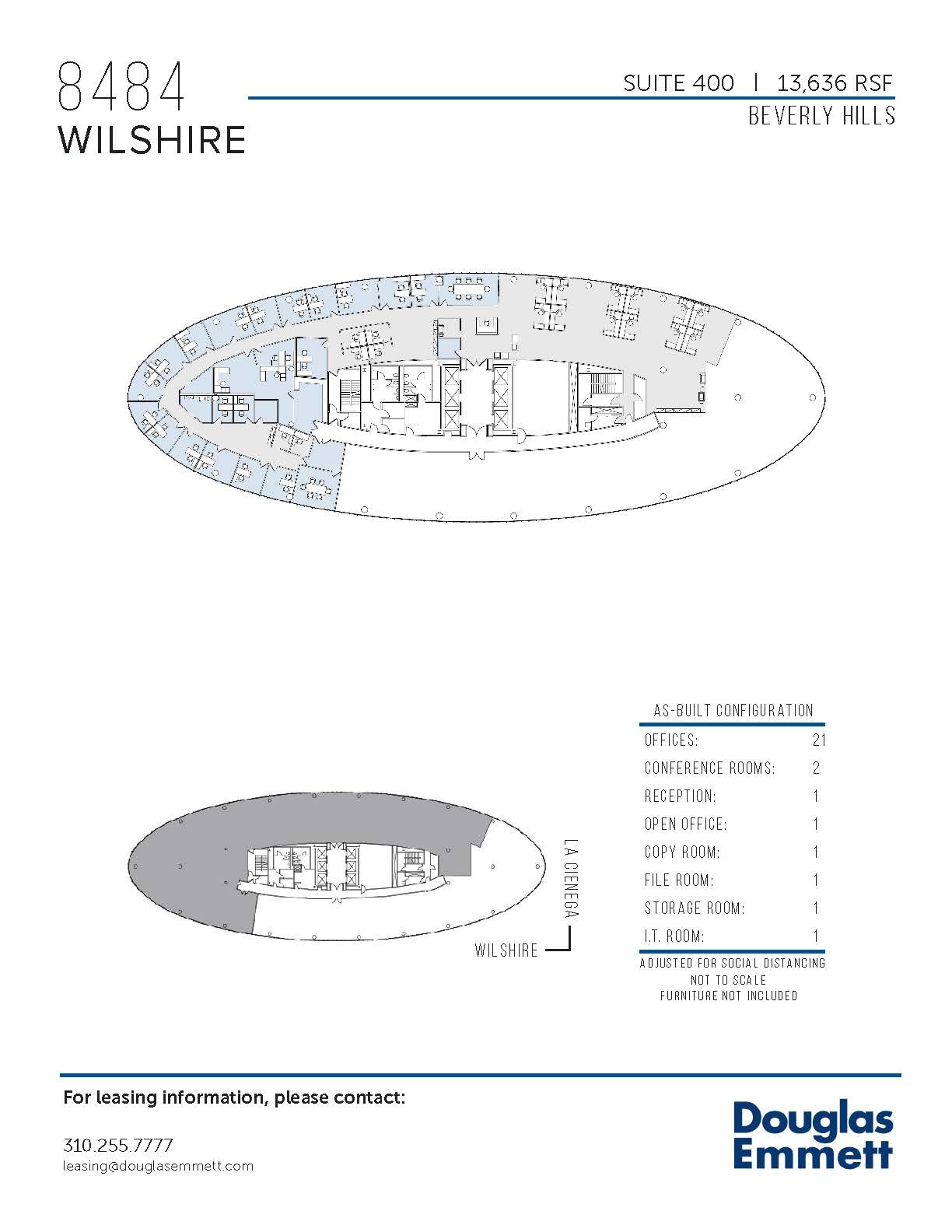 8484 Wilshire Blvd, Beverly Hills, CA à louer Plan d’étage– Image 1 sur 1