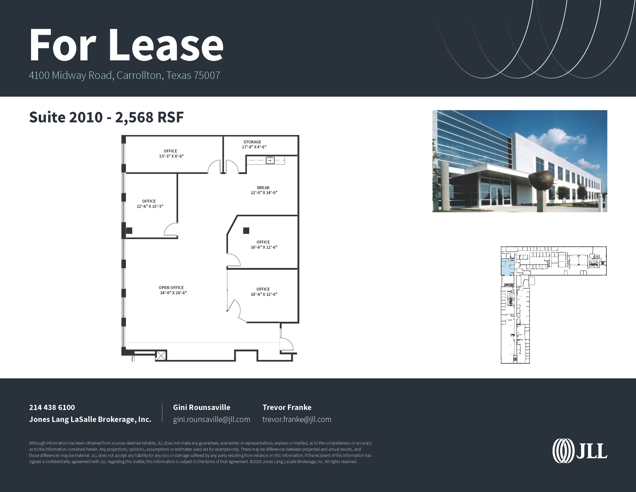 6100 W Plano Pky, Plano, TX à louer Plan d’étage– Image 1 sur 1
