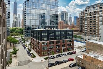 871 N Franklin St, Chicago, IL - Vue aérienne vue de carte