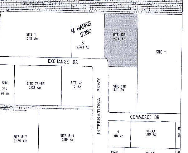 2125-2127 Exchange Dr, Arlington, TX à louer - Plan cadastral – Image 3 sur 11