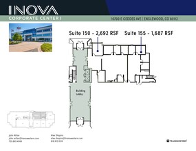 10700 E Geddes Ave, Englewood, CO à louer Plan de site– Image 2 sur 4