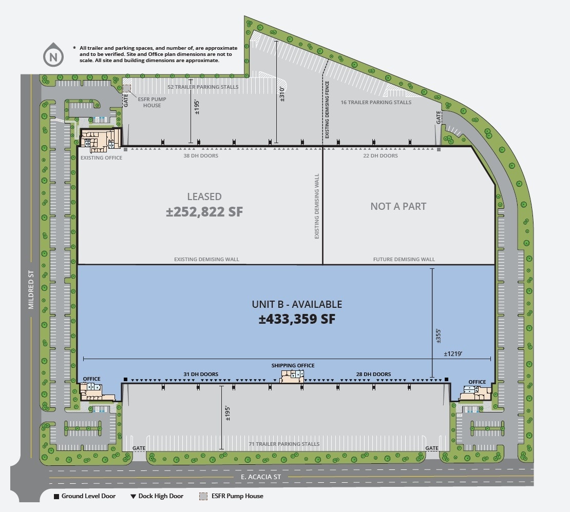 1151 S Mildred St, Ontario, CA à louer Plan d’étage– Image 1 sur 2