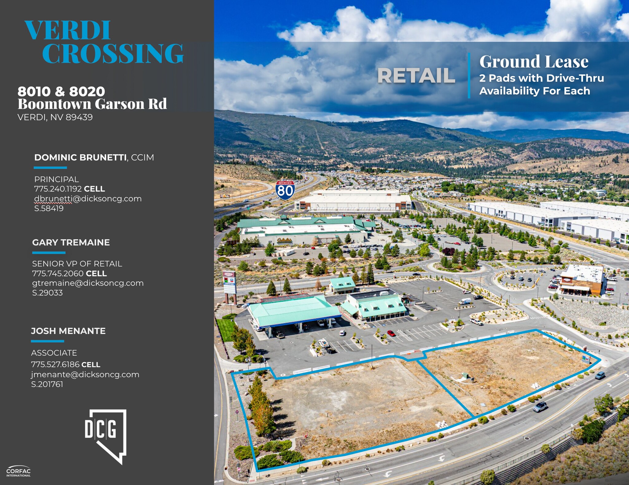 8010-8020 Boomtown Garson Rd, Verdi, NV à louer Photo principale– Image 1 sur 5