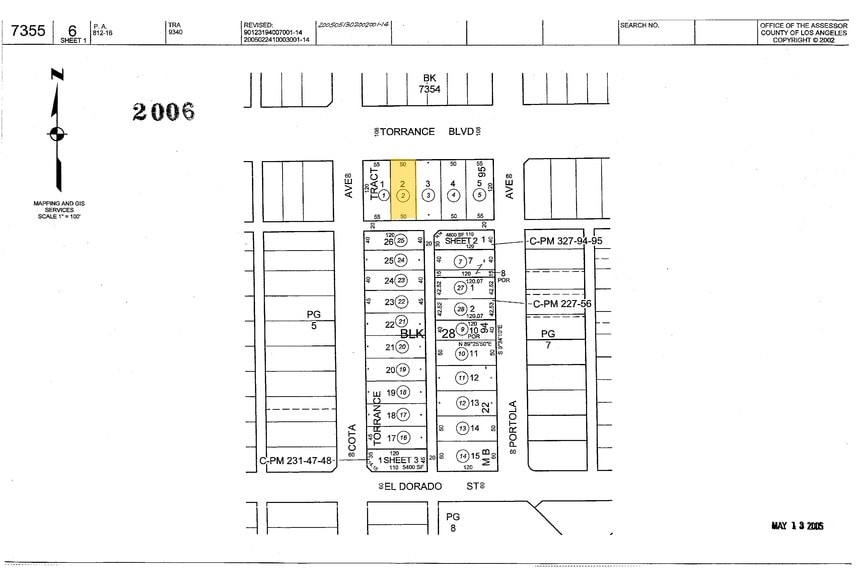 2218-2222 Torrance Blvd, Torrance, CA à louer - Plan cadastral – Image 1 sur 14