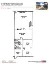 10930 Switzer Ave, Dallas, TX à louer Plan d’étage– Image 1 sur 1