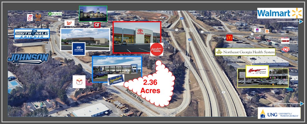 2926 Atlanta Hwy, Gainesville, GA à vendre - Photo de l’immeuble – Image 1 sur 4