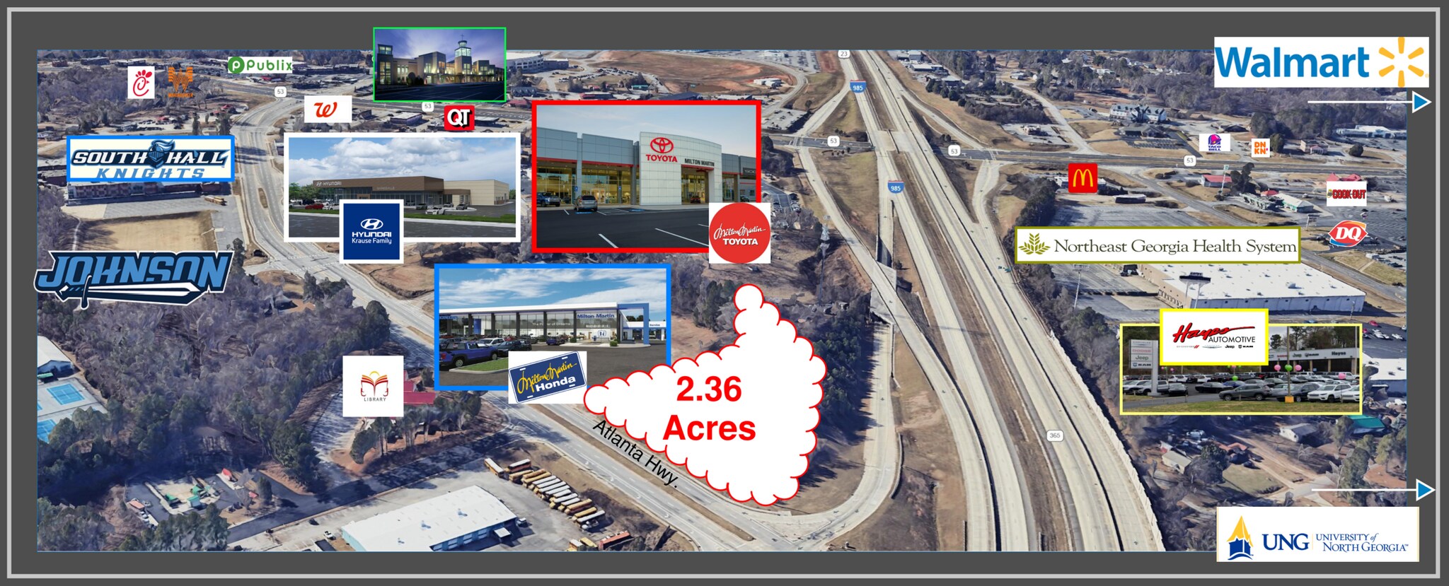 2926 Atlanta Hwy, Gainesville, GA à vendre Photo de l’immeuble– Image 1 sur 5