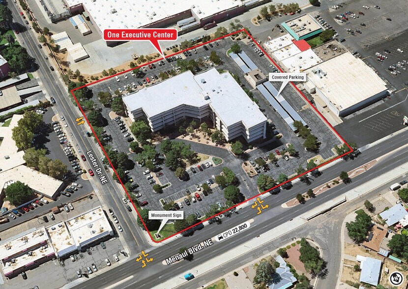 8500 Menaul Blvd NE, Albuquerque, NM à louer - Photo de l’immeuble – Image 2 sur 10