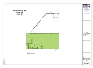 371 Dorchester Ave, South Boston, MA à louer Plan d’étage– Image 1 sur 1