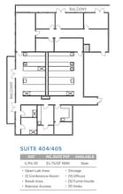 505 Coast Blvd S, La Jolla, CA à louer Plan d’étage– Image 1 sur 1