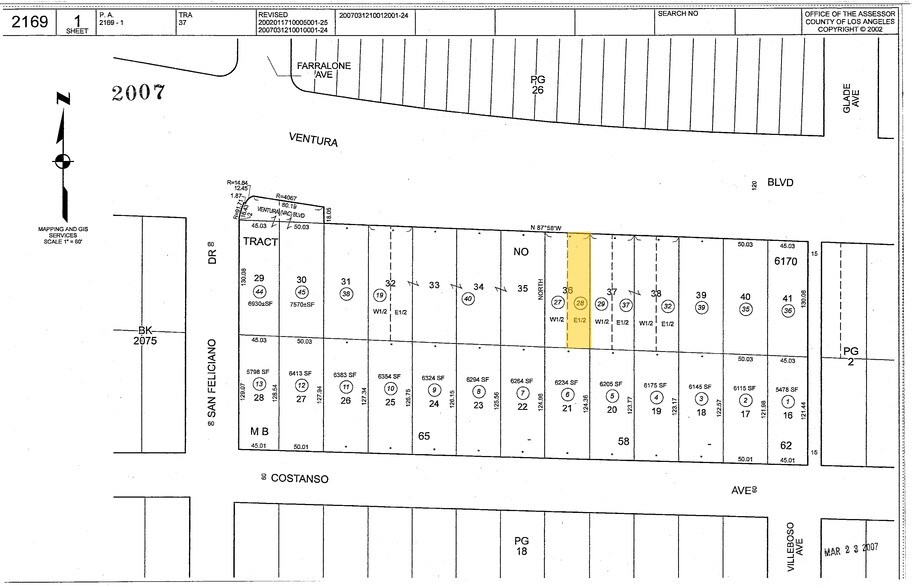 22124 Ventura Blvd, Woodland Hills, CA à louer - Plan cadastral – Image 3 sur 5