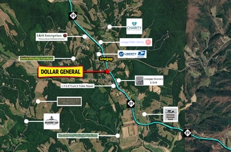 8823 W Pine St, Lowgap, NC - Vue aérienne  vue de carte - Image1