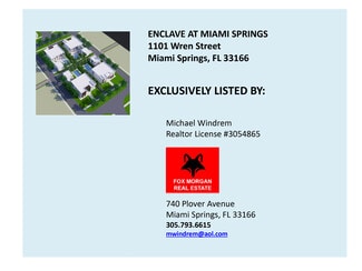 Plus de détails pour 1101 Wren Ave, Miami Springs, FL - Terrain à vendre