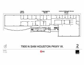 7900 N Sam Houston Pky W, Houston, TX à louer Plan de site– Image 1 sur 2