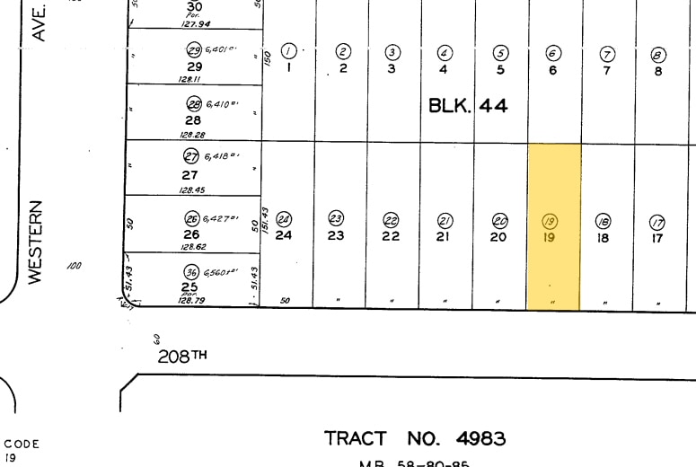1629 W 208th St, Torrance, CA à vendre - Plan cadastral – Image 2 sur 16