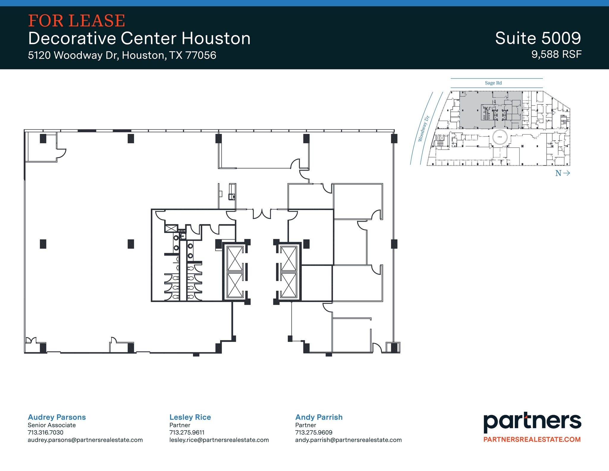 5120 Woodway Dr, Houston, TX à louer Plan de site– Image 1 sur 1