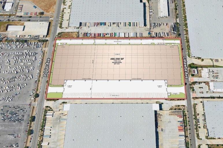 11011 Poplar Ave, Fontana, CA à louer - Plan de site – Image 2 sur 2