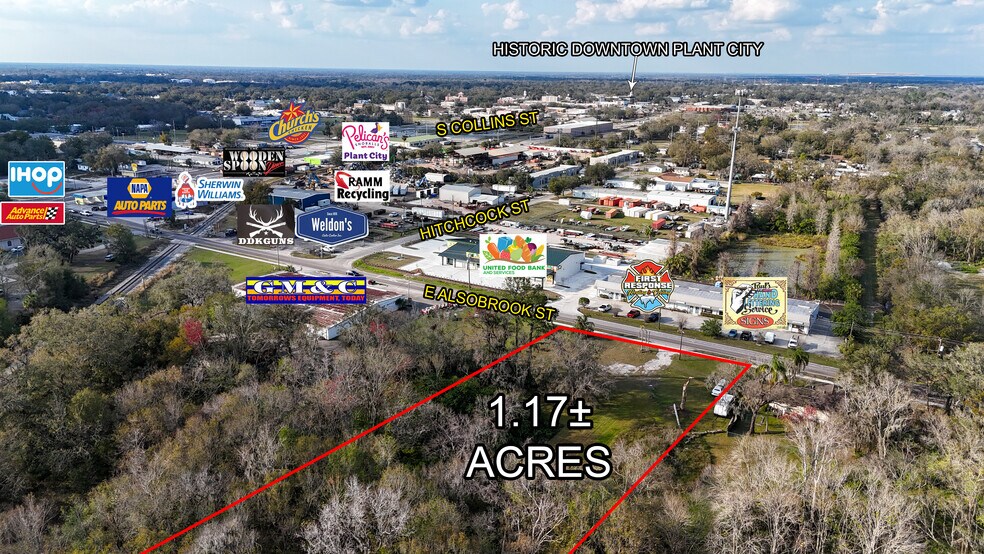713 E Alsobrook St, Plant City, FL à vendre - Aérien – Image 3 sur 5