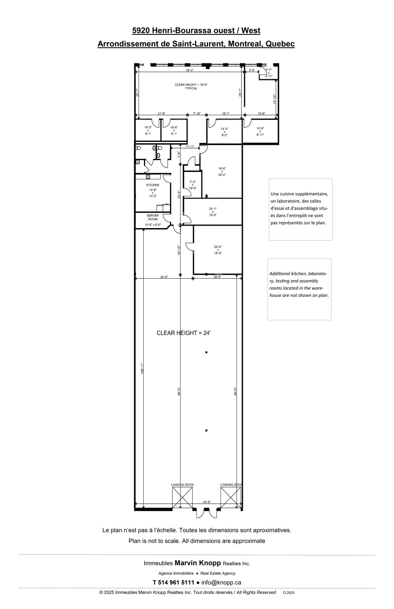 5896-5932 Boul Henri-Bourassa O, Montréal, QC à louer Plan de site– Image 1 sur 6
