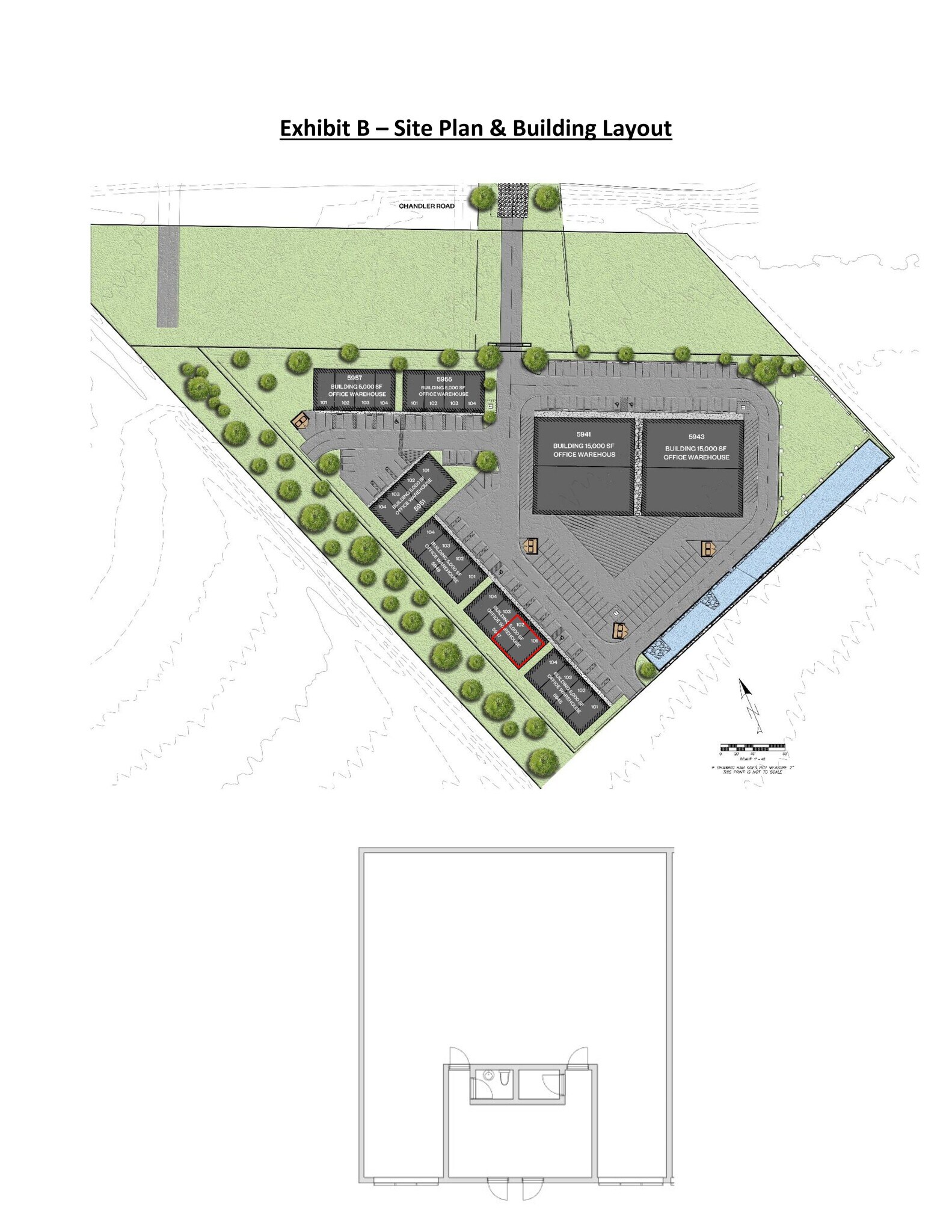5957 Chandler Rd, Hutto, TX à louer Plan de site– Image 1 sur 1