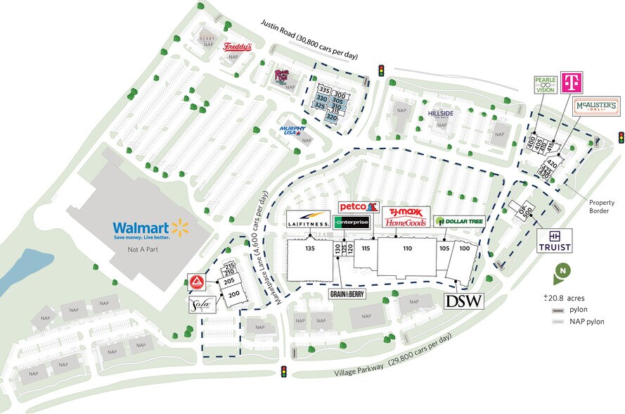3060-3198 FM 407, Highland Village, TX à louer - Plan de site – Image 2 sur 13