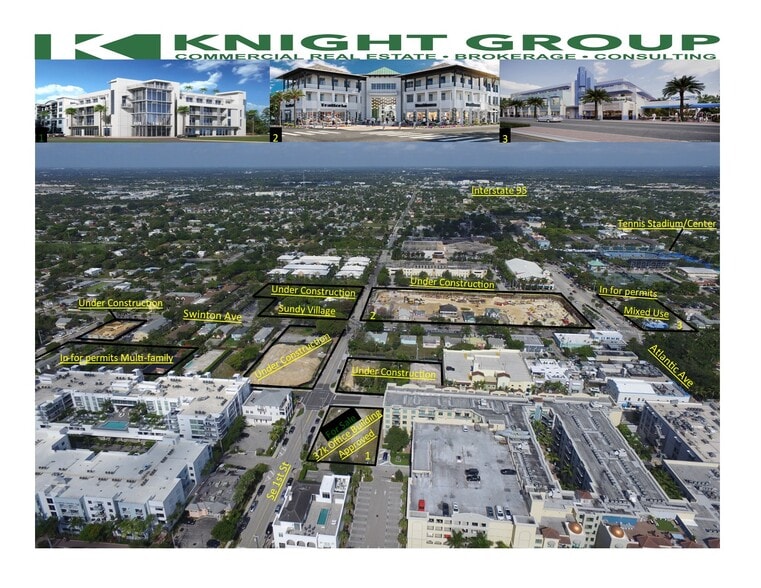 101 SE 1st St, Delray Beach, FL à vendre - Aérien – Image 2 sur 5