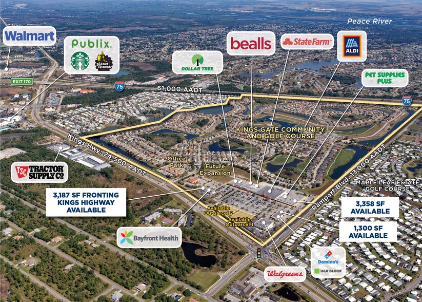 2000 Kings Hwy, Port Charlotte, FL à louer - Aérien – Image 2 sur 5