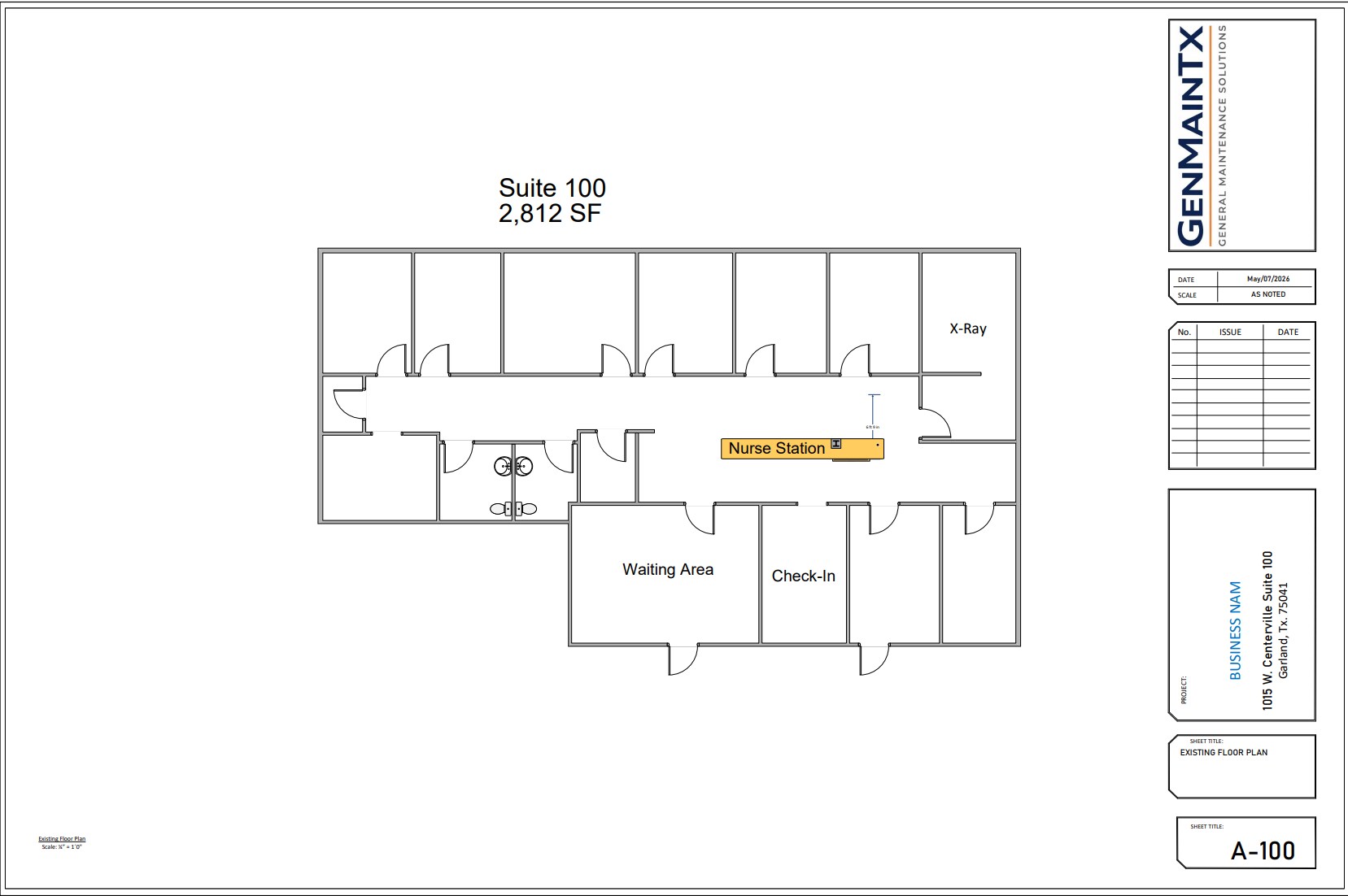 1015 W Centerville Rd, Garland, TX à louer Plan d’étage– Image 1 sur 1