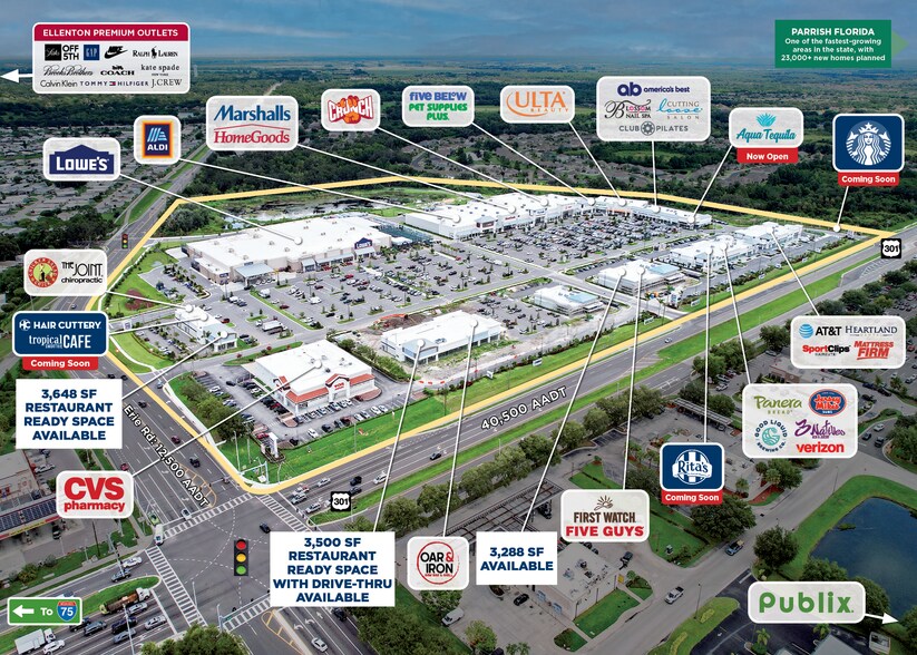 8820 US Highway 301 N, Parrish, FL à louer - Aérien – Image 2 sur 7