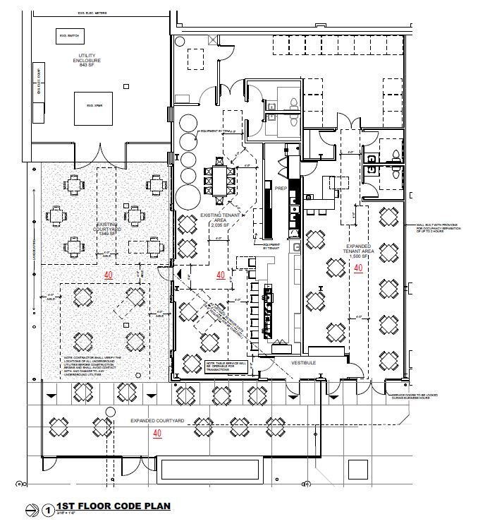 701 E Douglas Ave, Wichita, KS à louer Plan d’étage– Image 1 sur 2