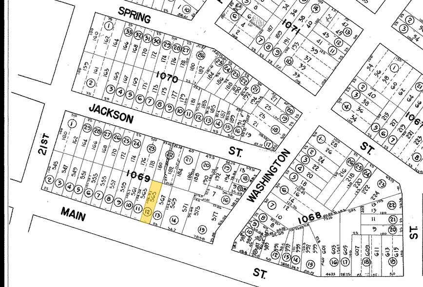565 Main St, Paterson, NJ à vendre - Plan cadastral – Image 2 sur 4
