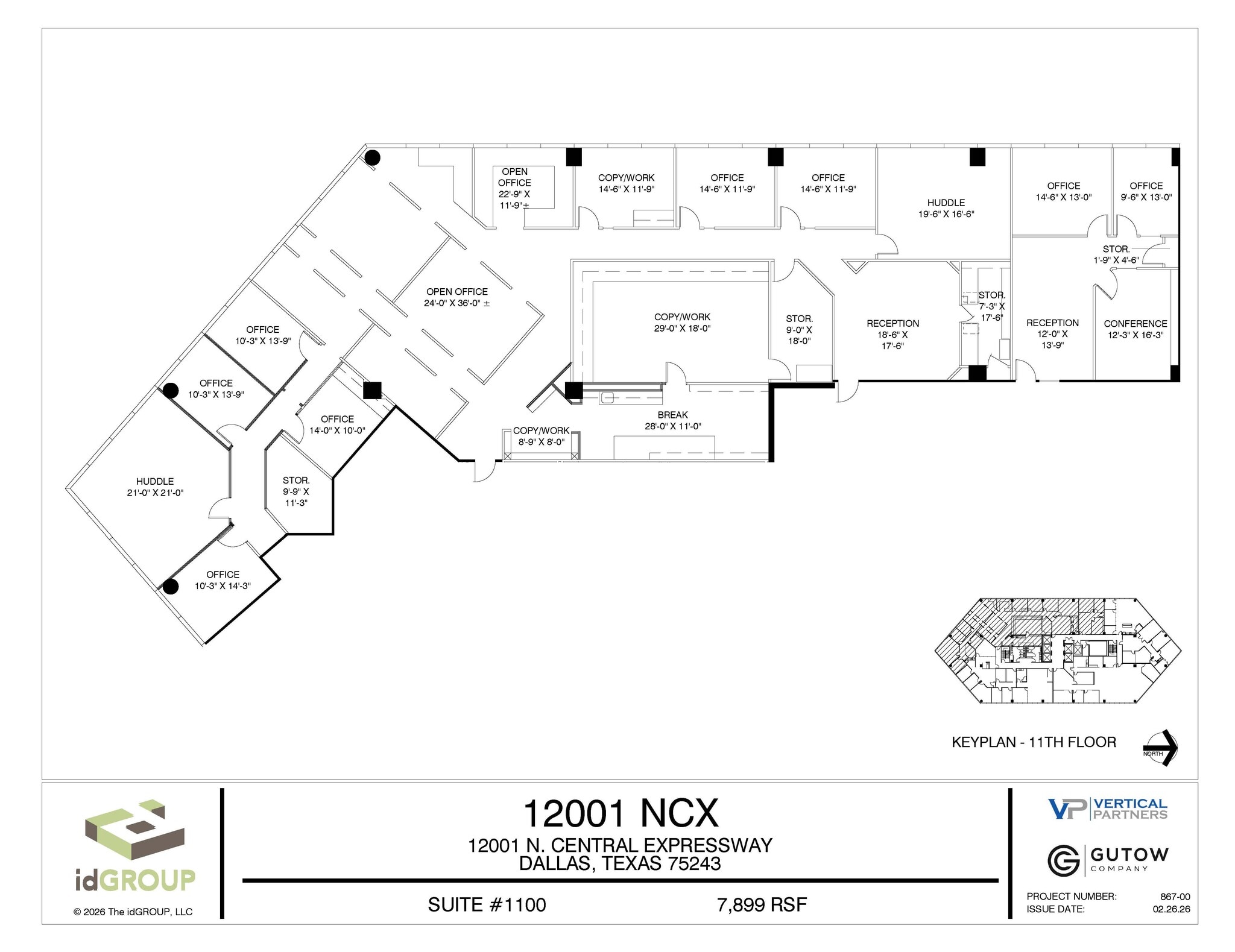 12001 N Central Expy, Dallas, TX à louer Plan d’étage– Image 1 sur 1