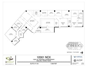 12001 N Central Expy, Dallas, TX à louer Plan d’étage– Image 1 sur 1