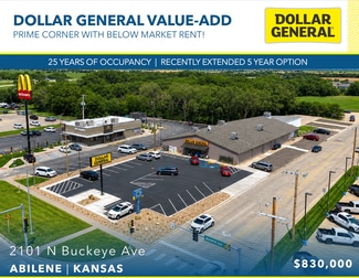 Plus de détails pour 2101 N Buckeye Ave, Abilene, KS - Local commercial à vendre