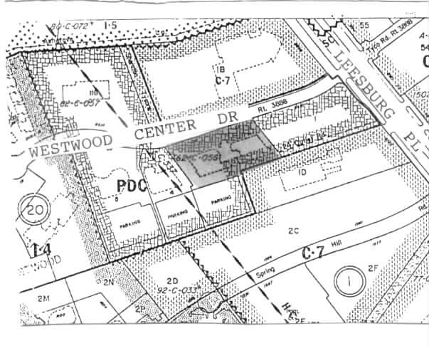 8603 Westwood Center Dr, Vienna, VA à louer - Plan cadastral – Image 2 sur 9