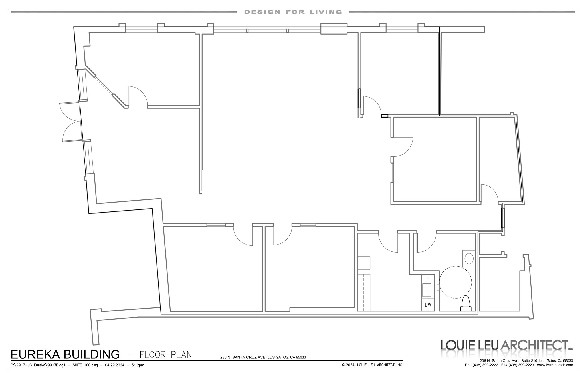 236 N Santa Cruz Ave, Los Gatos, CA à louer Plan de site– Image 1 sur 2