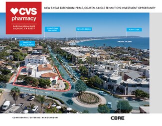 Plus de détails pour 5495 La Jolla Blvd, La Jolla, CA - Local commercial à vendre