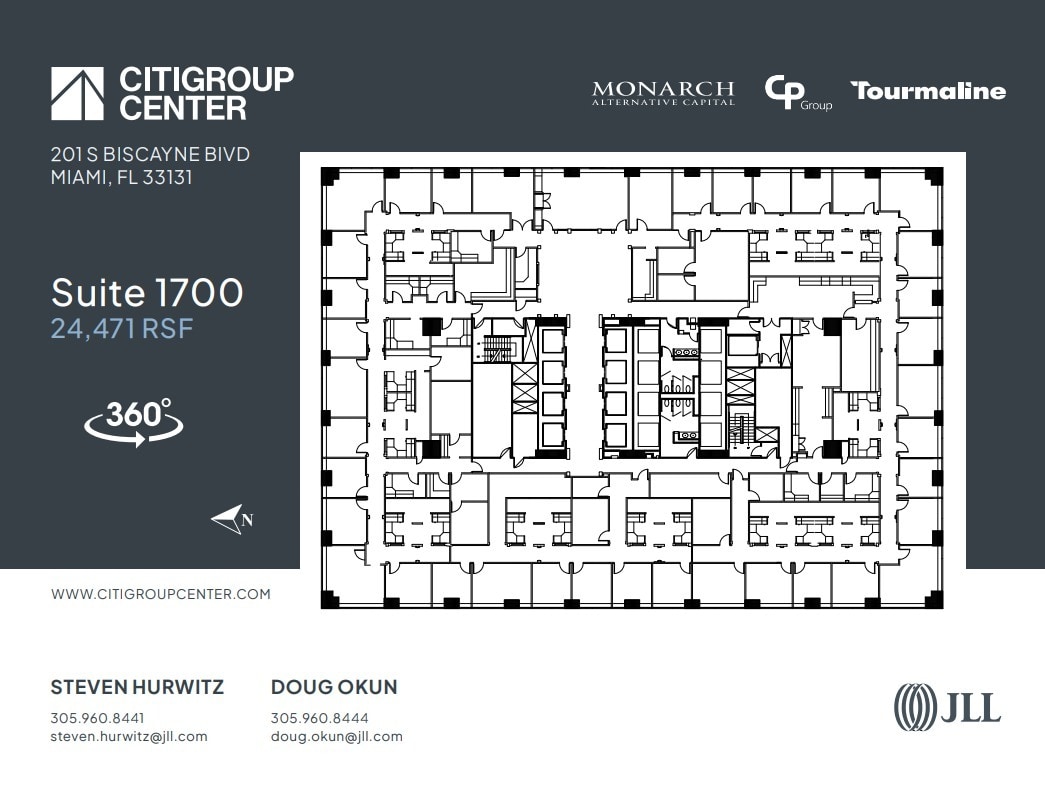201 S Biscayne Blvd, Miami, FL à louer Plan d’étage– Image 1 sur 11