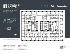 201 S Biscayne Blvd, Miami, FL à louer Plan d’étage– Image 1 sur 11