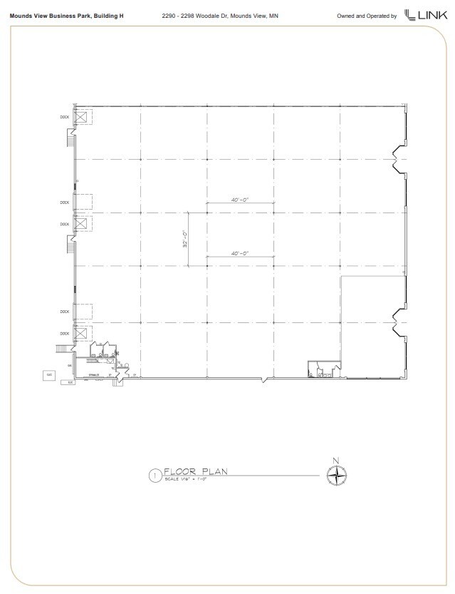 2290-2298 Woodale Dr, Mounds View, MN à louer Plan d’étage– Image 1 sur 3