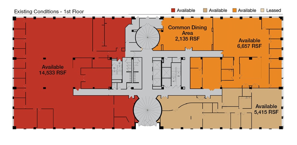 1333 Burr Ridge Pky, Burr Ridge, IL à louer - Plan d’étage – Image 2 sur 7