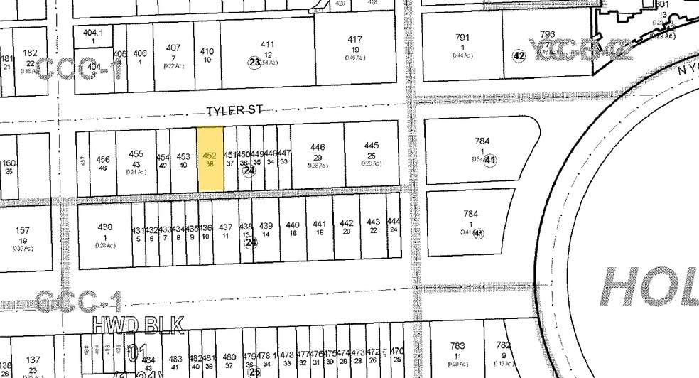1926-1928 Tyler St, Hollywood, FL à louer - Plan cadastral – Image 3 sur 8